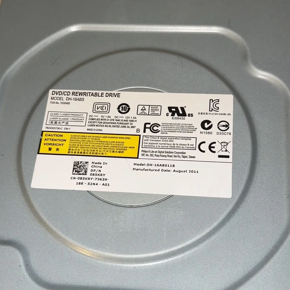 DELL DVD/CD REWRITABLE DRIVE